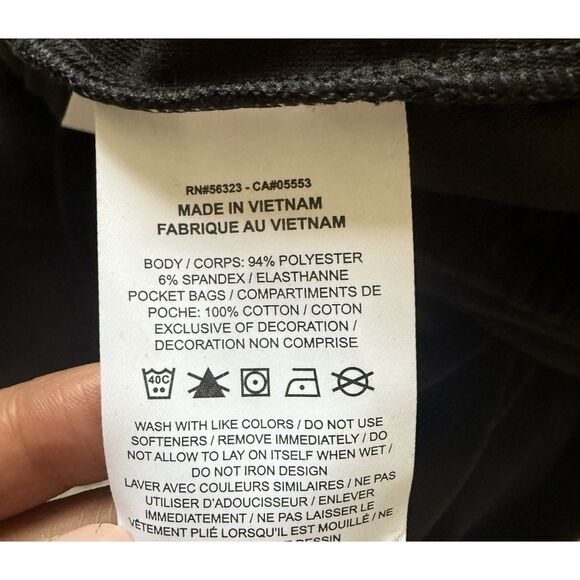 Nike Sportswear Black Anthracite Fuzzy Jersey Knit Slim Fit Girls Joggers Sz M - Picture 6 of 10